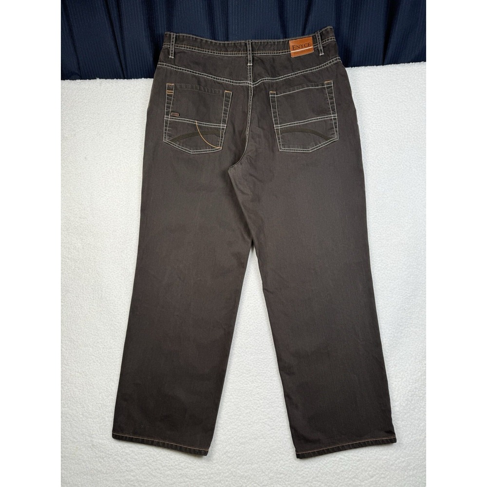 Vintage Y2K Enyce Jeans - Men's 38 - Fits 37x 31 - Brown Wash
